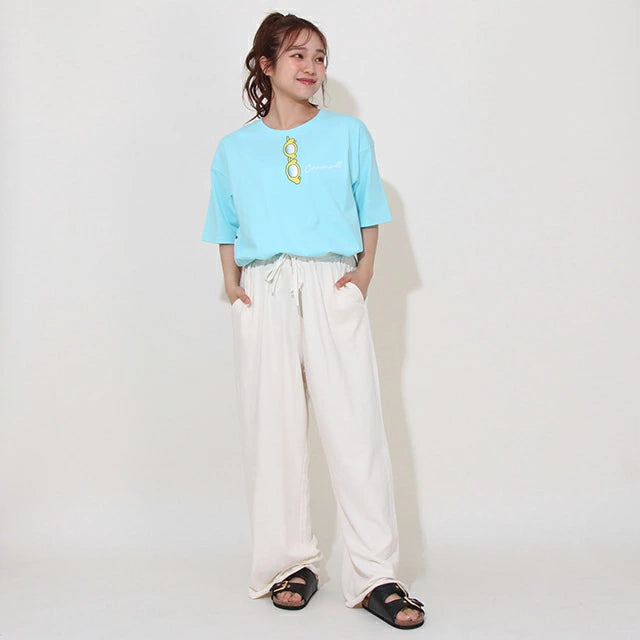 Japanese children's clothing BDL x Sanrio parent-child print top SL adult summer TOPS