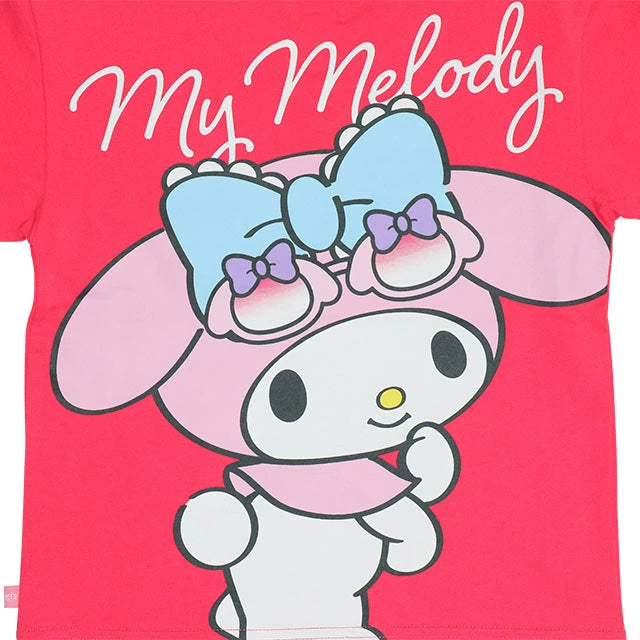 Japanese children's clothing BDL x Sanrio parent-child print top SL adult summer TOPS