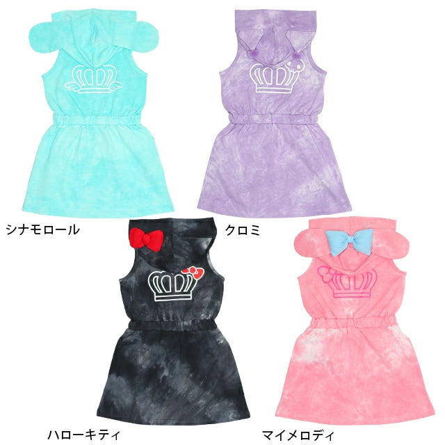 Japanese BDL x Sanrio Hooded Vest Dress (90-130cm) for Girls Summer