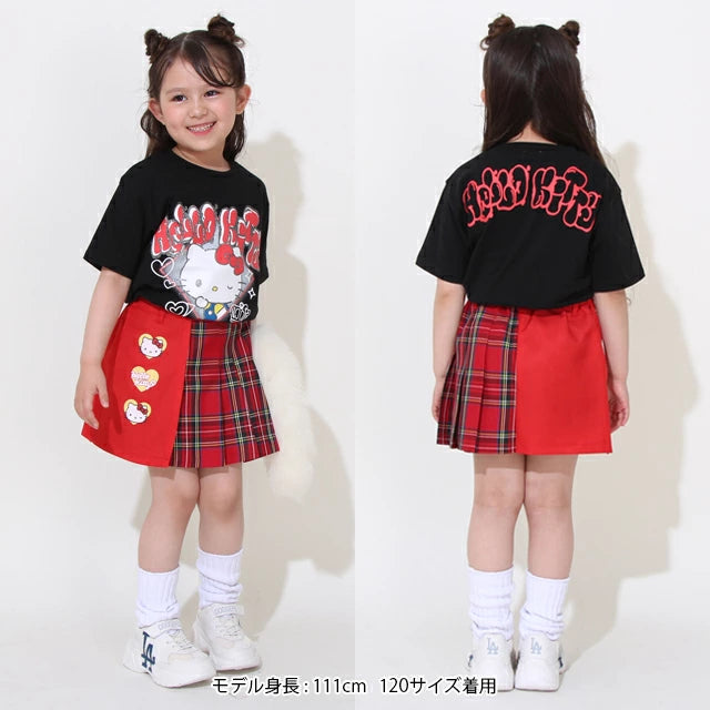 Japanese BDL x Sanrio Parent-child Print Tops (80-150cm) for Girls (Summer)