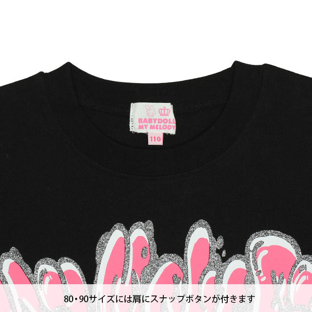 Japanese BDL x Sanrio Parent-child Print Tops (80-150cm) for Girls (Summer)
