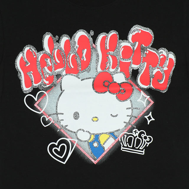 Japanese BDL x Sanrio Parent-child Print Tops (80-150cm) for Girls (Summer)