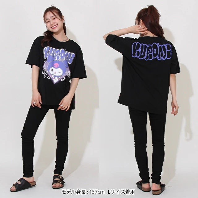 Japanese children's clothing BDL x Sanrio parent-child print top SL adult summer TOPS