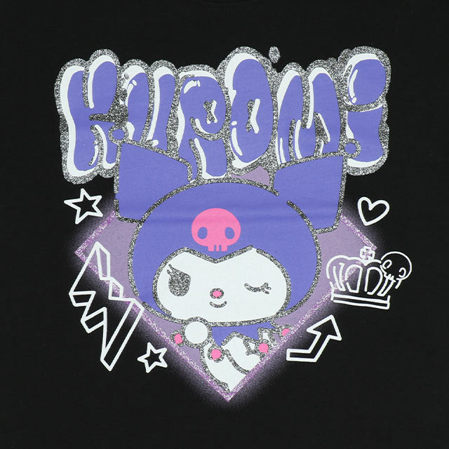 Japanese children's clothing BDL x Sanrio parent-child print top SL adult summer TOPS