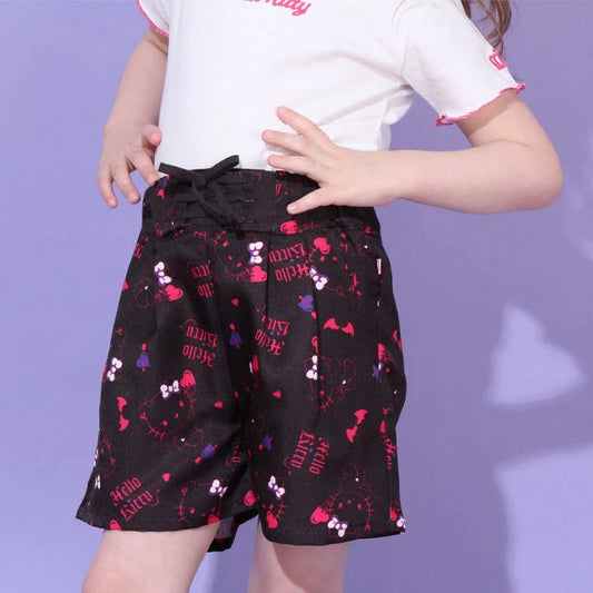 Japanese children's clothing BDL x Sanrio pattern lace-up shorts 80-140cm girls' summer PANTS