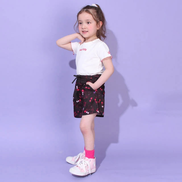 Japanese children's clothing BDL x Sanrio pattern lace-up shorts 80-140cm girls' summer PANTS