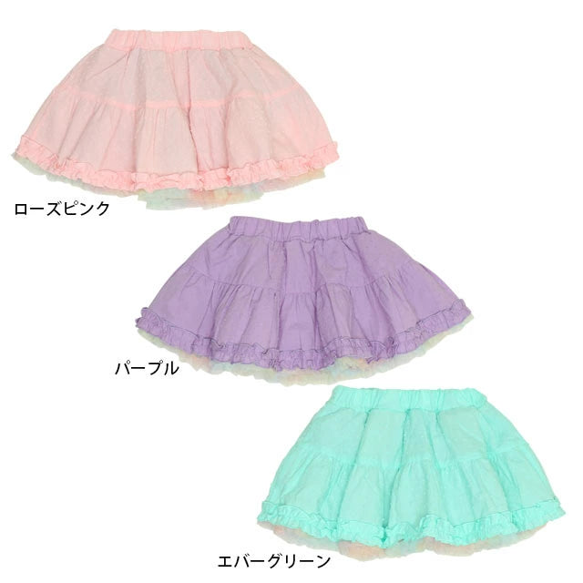 Japanese children's clothing BDL mesh bubble skirt 80-120cm girls summer SKIRTS