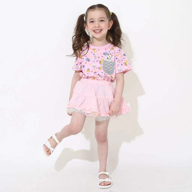 Japanese children's clothing BDL mesh bubble skirt 80-120cm girls summer SKIRTS