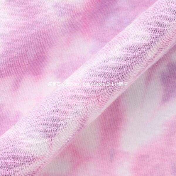 Japanese children's clothing X-girl Stages tie-dye print top 80-140cm girls summer TOPS