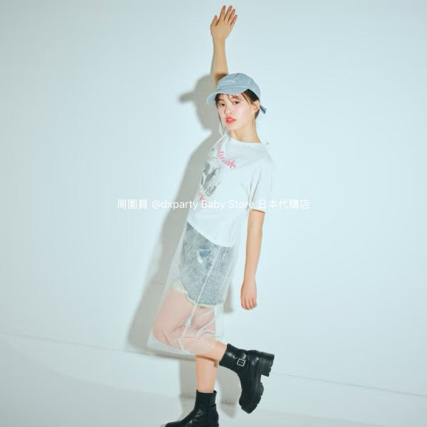 Lovetoxic Japanese children's clothing contact cool chiffon stitching long top 140-160cm girls summer TOPS