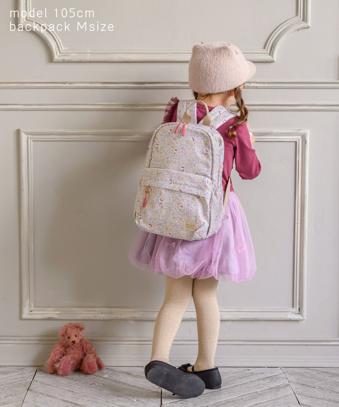 Panpantutu x Sanrio Hello Kitty Backpack (Name Embroidery Available) (ML Series) (Direct from Japan)