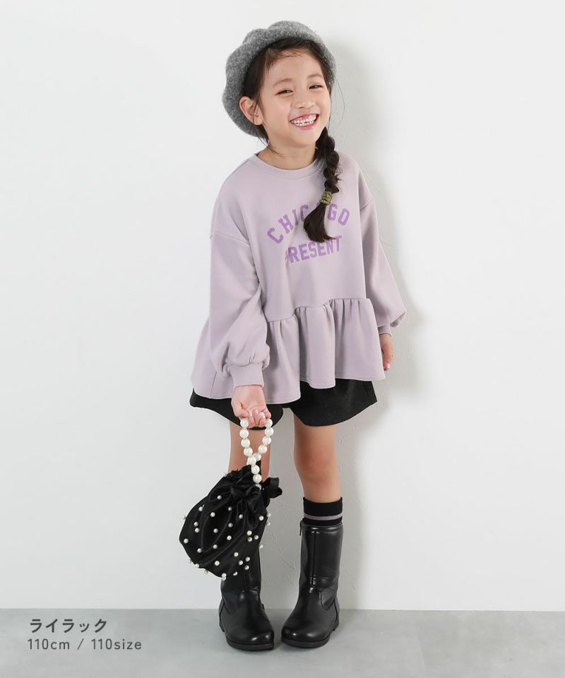 日本童裝 dev!rock 荷葉邊衛衣 100-160cm 女童款 冬季 TOPS