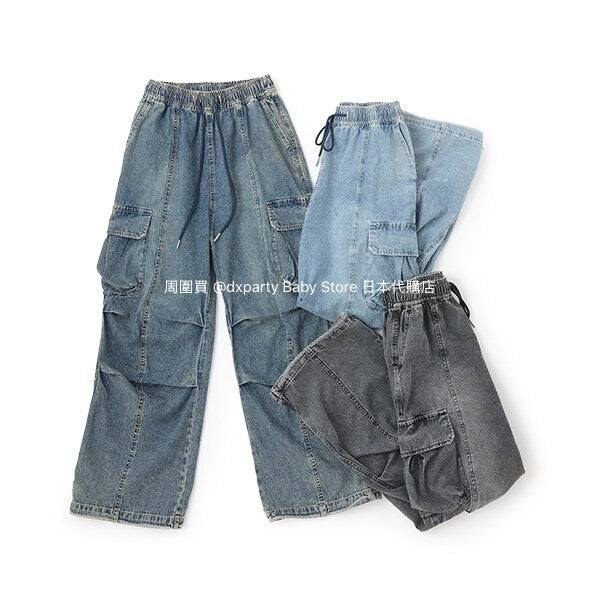 Lovetoxic Cold-Sensitive Denim Pants (140-170cm) for Girls (Summer)