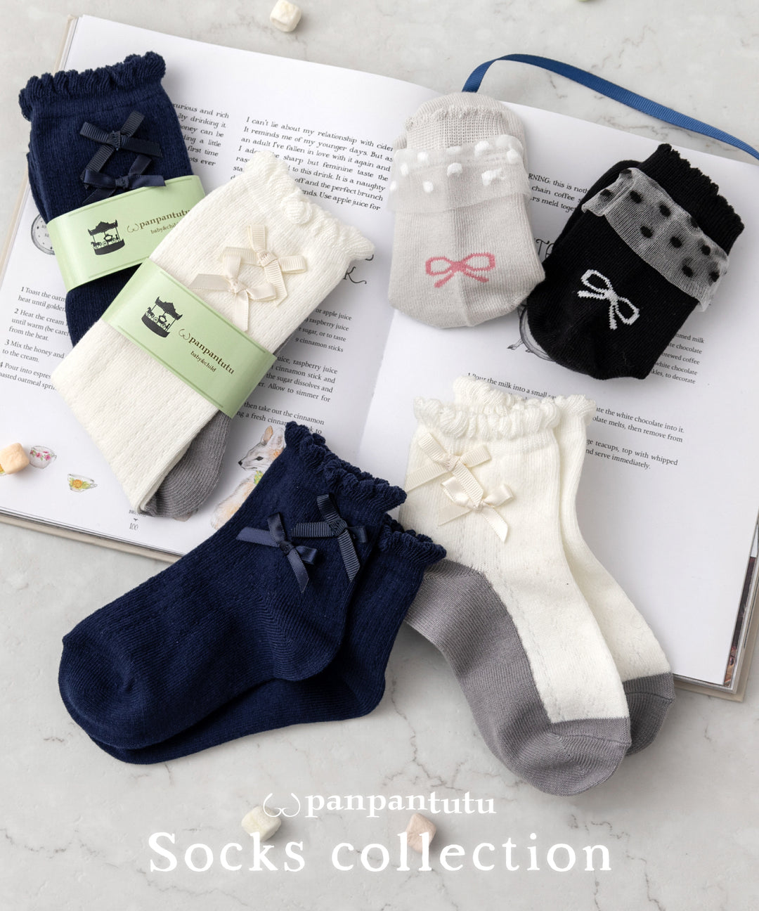 Panpantutu socks (2 pairs, 13-21cm) shipped directly from Japan