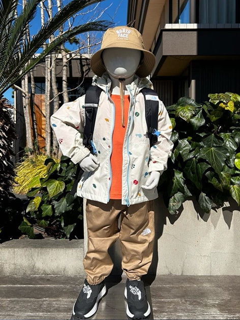 TNF Waterproof Series Anti-Static Windbreaker (100-120cm) for Boys and Girls Summer Outerwear