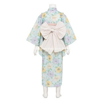 Japanese children's clothing pe#main Yukata Japanese Kimono 90-130cm Girls Summer Dresses Japanese Summer Festival Special