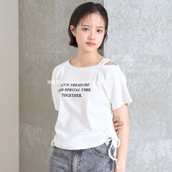 Lovetoxic Japanese children's clothing waist-length tops (140-160cm) for girls (summer TOPS)