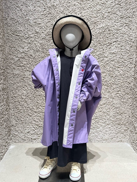 TNF Raincoat (110-150cm) Direct from Japan (Rainy Day Series)
