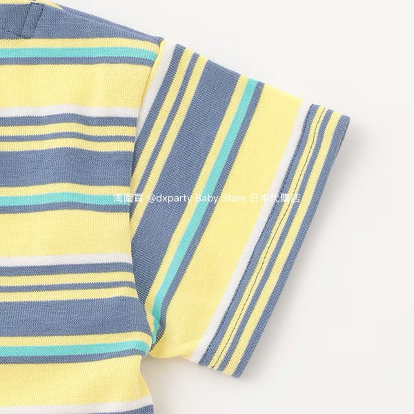 Japanese children's clothing mini#ML striped top 90-140cm boys/girls summer TOPS