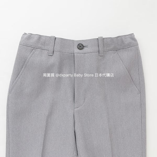 Japanese children's clothing pe#main three-piece suit 110-130cm boys' summer TOPS PANTS OUTERWEAR interview/banquet/performance