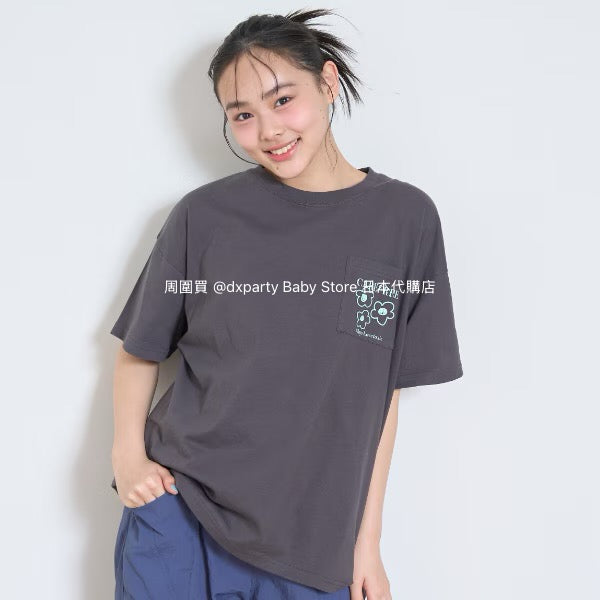 Lovetoxic Japanese children's clothing flower print top 140-160cm girls summer TOPS