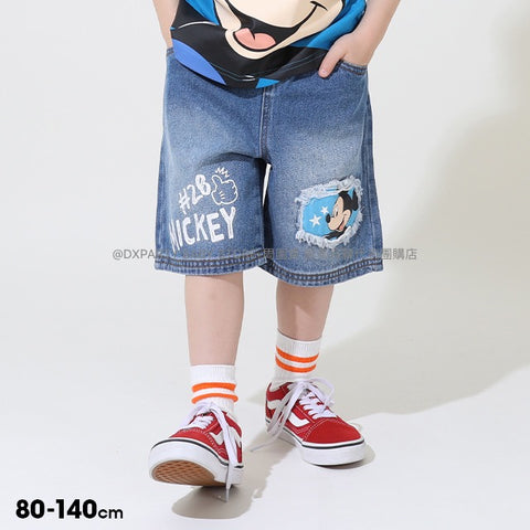 日本童裝 BDL x Disney 牛仔短褲 80-140cm 男童款 夏季 PANTS