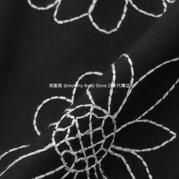 Japanese children's clothing pe#main flower embroidered skirt 80-130cm girls summer SKIRTS