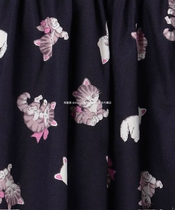 Japanese children's clothing aF#a325 small flying sleeve dress 90-160cm girls summer dresses