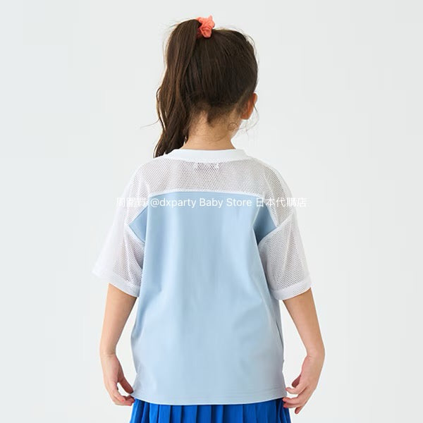Japanese children's clothing mini#ML mesh sports top 100-140cm boys/girls summer TOPS