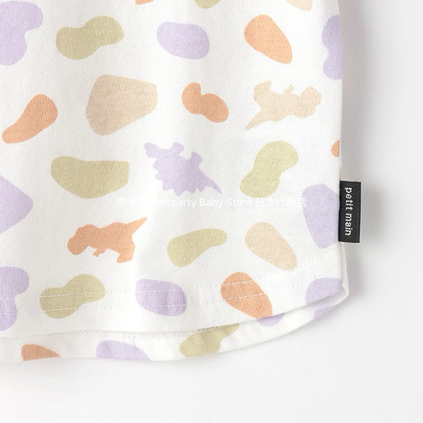 Japanese children's clothing pe#main contact cool print top 80-130cm boys/girls summer TOPS