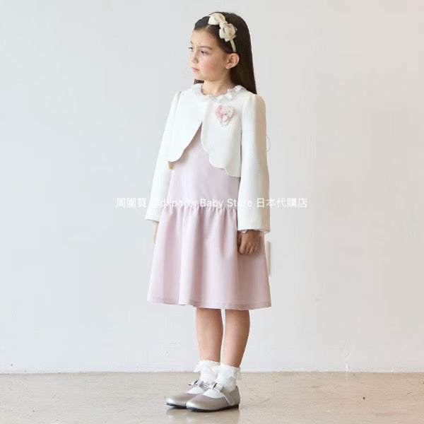 Japanese children's clothing pe#main dress two-piece suit 110-130cm girls summer dress outerwear interview / banquet / performance