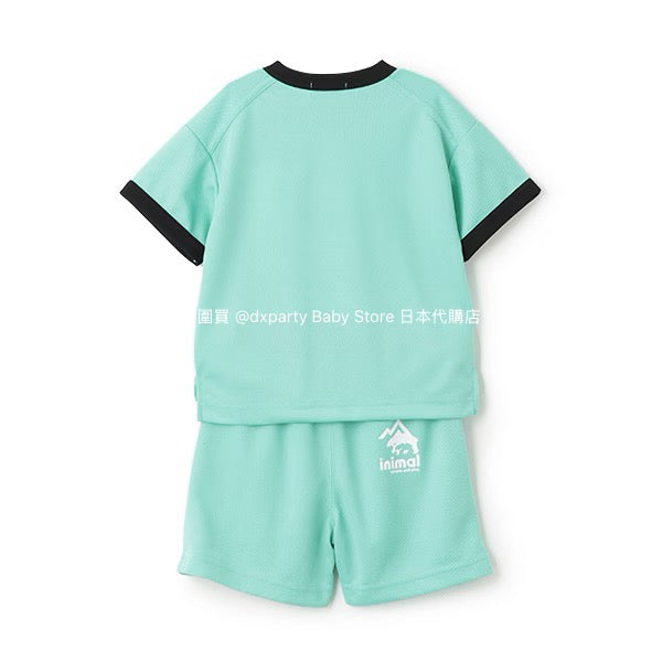 Japanese Kidswear mini#ML Quick-Dry Series Contact Cooling Two-Piece Sports Set (90-140cm) Boys'/Girls' Summer TOPS PANTS