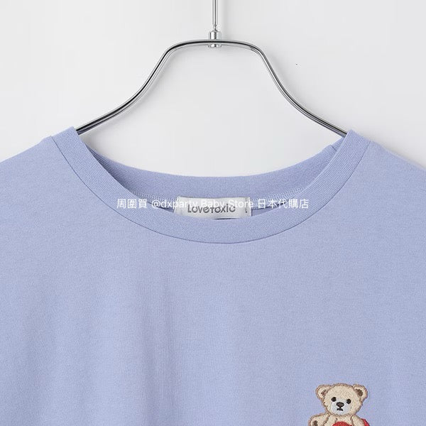 Lovetoxic Japanese children's clothing letter print top 130-160cm girls summer TOPS