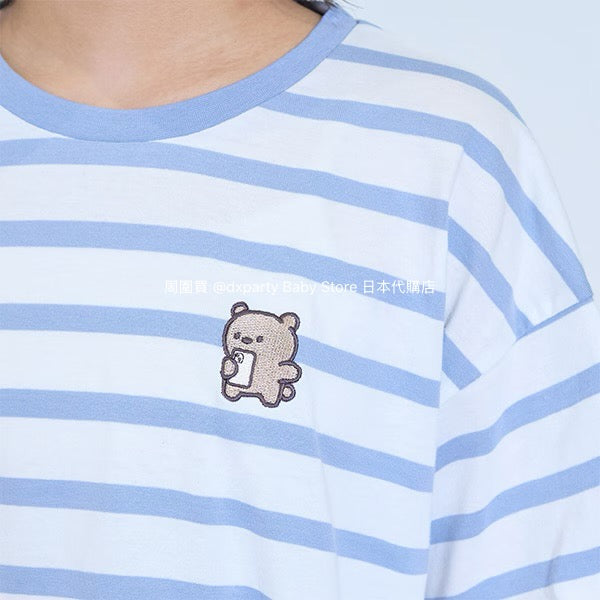 Lovetoxic Japanese children's clothing striped top 140-160cm girls summer TOPS