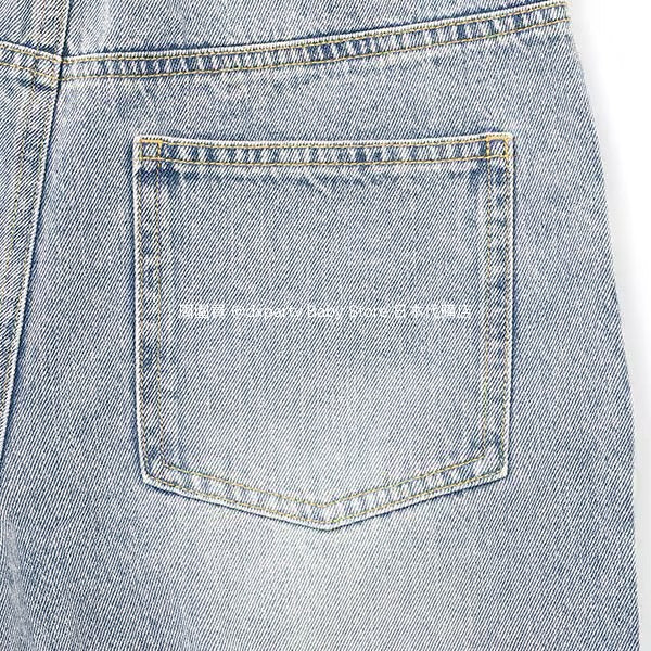 Lovetoxic Japanese children's clothing ripped jeans wide-leg pants 140-170cm girls summer PANTS