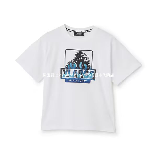 Japanese XLARGE KIDS Printed Tops 90-140cm Boys Summer TOPS