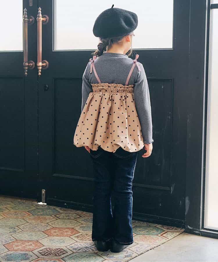 日本童裝 SERAPH 彈力喇叭褲 80-140cm 女童款 秋季 PANTS