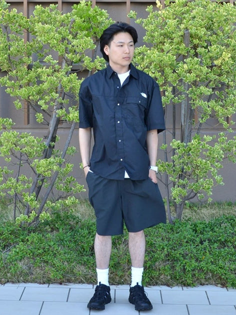 Japanese children's clothing TNF waterproof series parent-child short-sleeved mountain shirt XS-XL adult summer TOPS OUTERWEAR