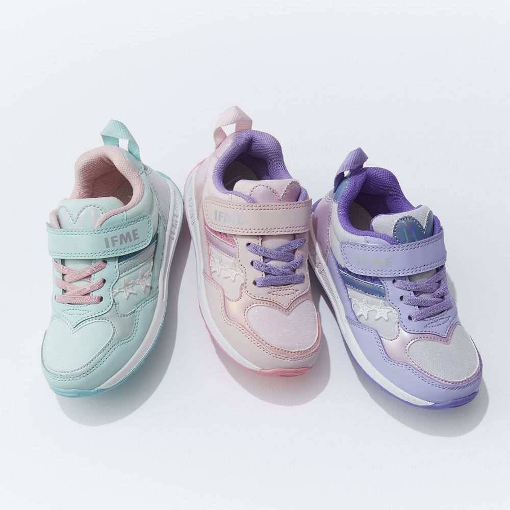 IFME Sparkling Sports Shoes (Shipped Directly from Japan) - Healthy Functional Children's Shoes (15-21cm) - Girls' Shoes