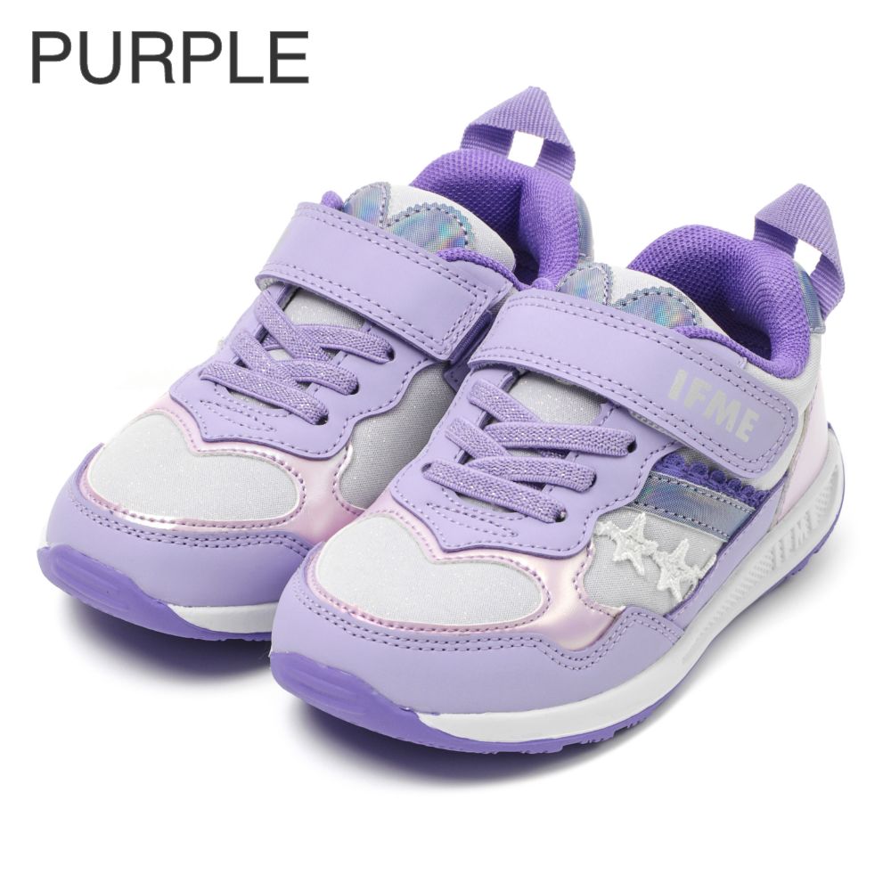 IFME Sparkling Sports Shoes (Shipped Directly from Japan) - Healthy Functional Children's Shoes (15-21cm) - Girls' Shoes