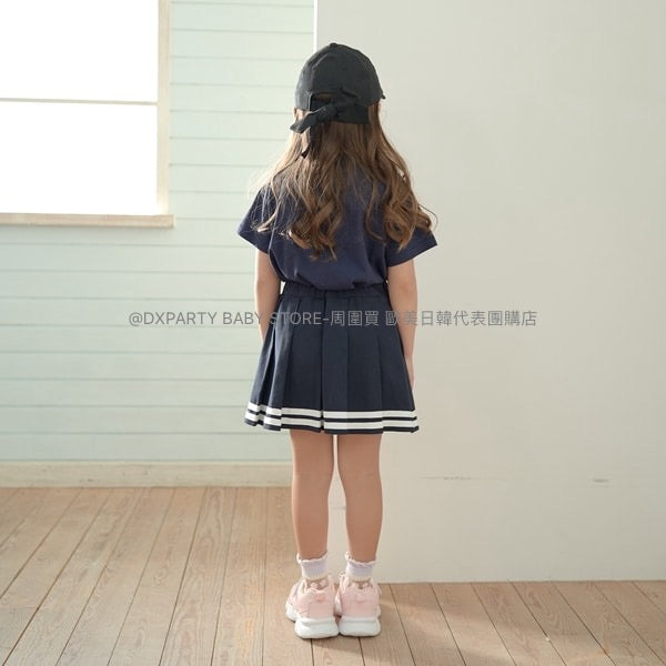 日本童裝 Ly# mine 學院風短裙 100-150cm 女童款 夏季 SKIRTS