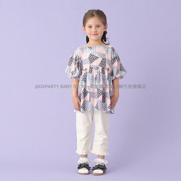 日本童裝 Ly# mine 格紋上衣 100-150cm 女童款 夏季 TOPS