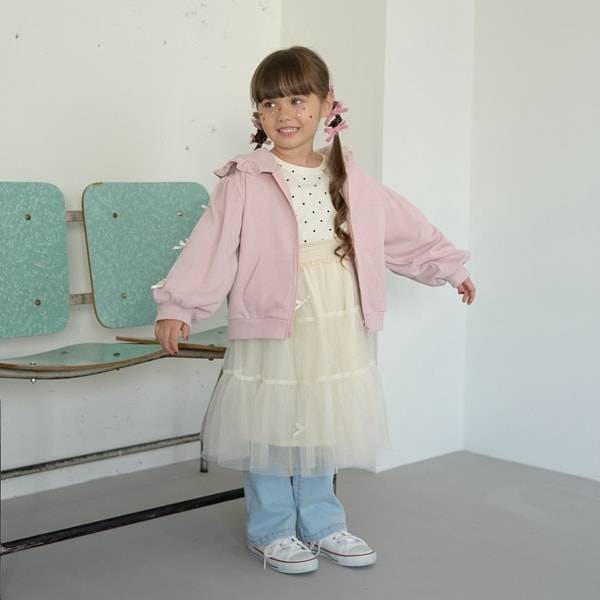 Japanese children's clothing Ly# mine tulle skirt 100-150cm girls spring and summer SKIRTS
