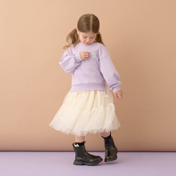 Japanese children's clothing Ly# mine tulle skirt 100-150cm girls spring and summer SKIRTS