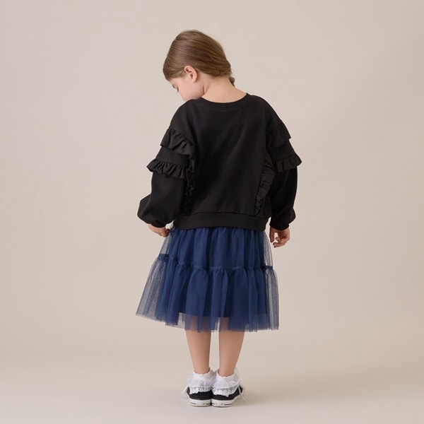Japanese children's clothing Ly# mine tulle skirt 100-150cm girls spring and summer SKIRTS
