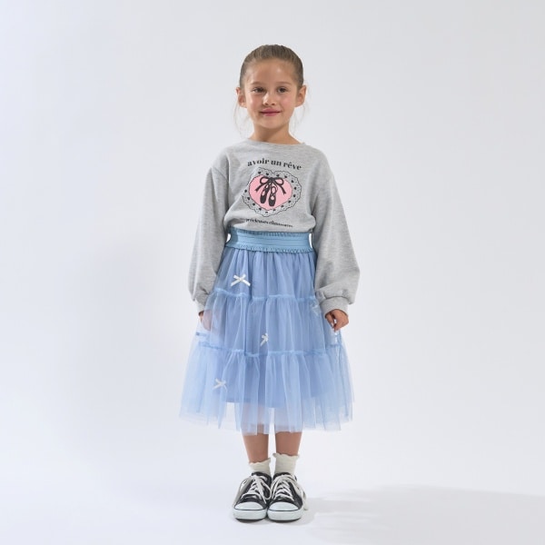 Japanese children's clothing Ly# mine tulle skirt 100-150cm girls spring and summer SKIRTS