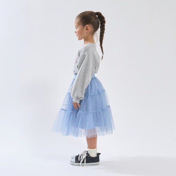 Japanese children's clothing Ly# mine tulle skirt 100-150cm girls spring and summer SKIRTS
