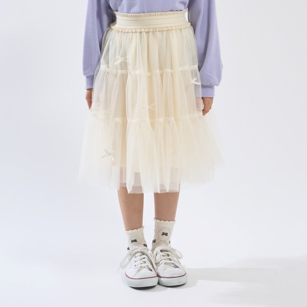 Japanese children's clothing Ly# mine tulle skirt 100-150cm girls spring and summer SKIRTS