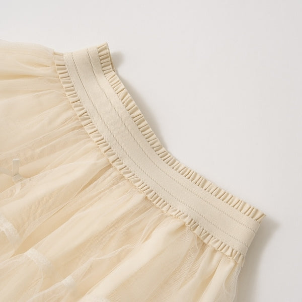 Japanese children's clothing Ly# mine tulle skirt 100-150cm girls spring and summer SKIRTS