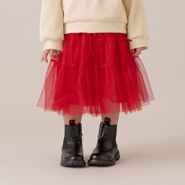 Japanese children's clothing Ly# mine tulle skirt 100-150cm girls spring and summer SKIRTS
